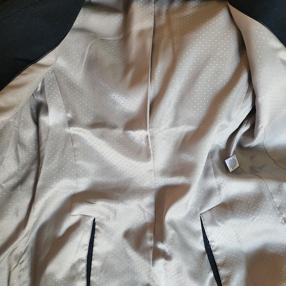 Banana Republic classic riding jacket stretch cotton blazer.size 0p - Picture 8 of 9